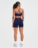Adapt Seamless Sports Bra - Deep Navy - Image 4