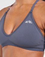 Adapt Seamless Strappy Sports Bra - Slate - Image 5