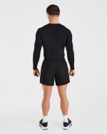 Compression Long Sleeve T Shirt - Black - Image 6