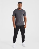 Essential T Shirt - Charcoal - Image 3