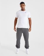 Essential Oversized Joggers - Charcoal Marl - Image 3