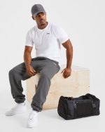 Essential Oversized Joggers - Charcoal Marl - Image 8