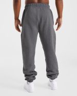 Essential Oversized Joggers - Charcoal Marl - Image 2