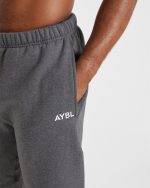 Essential Oversized Joggers - Charcoal Marl - Image 5