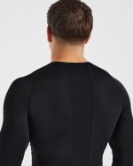 Compression Long Sleeve T Shirt - Black - Image 4