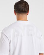 Essential Oversized T Shirt - White - Image 6