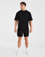 Essential Oversized T Shirt - Black - Image 3
