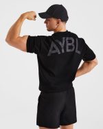 Essential Oversized T Shirt - Black - Image 8