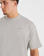 Essential Oversized T Shirt - Fog - Image 5