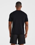 Ascend Seamless T Shirt - Black - Image 2