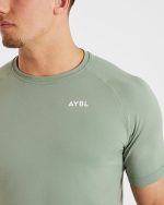 Ascend Seamless T Shirt - Olive Green - Image 6
