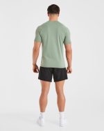 Ascend Seamless T Shirt - Olive Green - Image 4