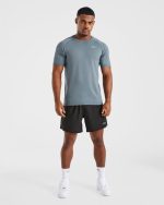 Ascend Seamless T Shirt - Slate Blue - Image 3