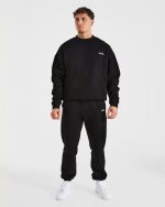 Essential Oversized Sweater - Black - Image 3
