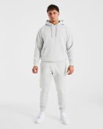 Essential Hoodie - Grey Marl - Image 3