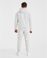 Essential Hoodie - Grey Marl - Image 4