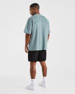 Essential Oversized T Shirt - Ocean Mist - Image 4