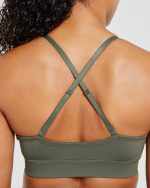 Adapt Seamless Sports Bra - Green - Image 6