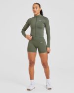 Adapt Seamless Jacket - Green - Image 3