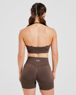 Adapt Seamless Sports Bra - Brown - Image 2