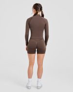 Adapt Seamless Jacket - Brown - Image 4
