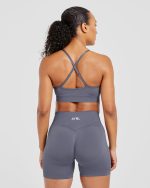 Adapt Seamless Sports Bra - Slate - Image 2