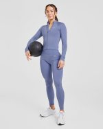 Adapt Seamless Jacket - Iris Blue - Image 8