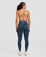 Essential Crossback Sports Bra - White - Image 4