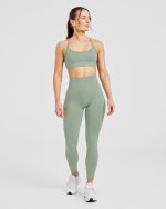 Empower Seamless Sports Bra - Grove Green - Image 3
