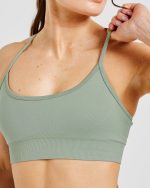 Empower Seamless Sports Bra - Grove Green - Image 5