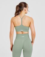 Empower Seamless Sports Bra - Grove Green - Image 2