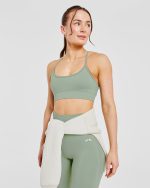 Empower Seamless Sports Bra - Grove Green - Image 7