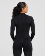 Empower Seamless Full Zip Jacket - Black - Image 2
