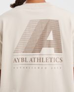 Retro Athletics Oversized T Shirt - Sand - Image 5