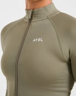 Adapt Seamless Jacket - Muted Olive - Image 6