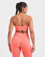 Adapt Seamless Sports Bra - Summer Peach - Image 2