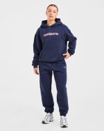 AYBL Sports Outline Oversized Joggers - Navy - Image 3