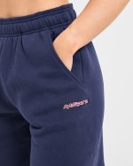 AYBL Sports Outline Oversized Straight Leg Joggers - Navy - Image 5