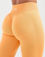 Adapt Seamless Leggings - Bright Orange - Image 6