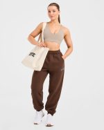 Varsity 2.0 Oversized Joggers - Brown - Image 8