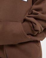 Varsity 2.0 Oversized Hoodie - Brown - Image 6