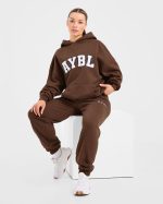 Varsity 2.0 Oversized Hoodie - Brown - Image 7