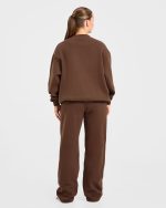 Varsity 2.0 Oversized Sweatshirt - Brown - Image 4