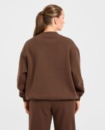 Varsity 2.0 Oversized Sweatshirt - Brown - Image 2