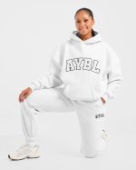 Varsity 2.0 Oversized Hoodie - Heather Grey - Image 7