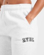 Varsity 2.0 Oversized Joggers - Heather Grey - Image 5