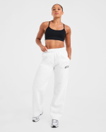 Varsity 2.0 Oversized Straight Leg Joggers - Heather Grey - Image 7