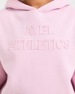 Athletics Applique Oversized Hoodie - Sugar Pink - Image 5