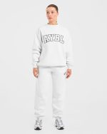 Varsity 2.0 Oversized Sweatshirt - Heather Grey - Image 3