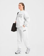 Varsity 2.0 Oversized Sweatshirt - Heather Grey - Image 7
